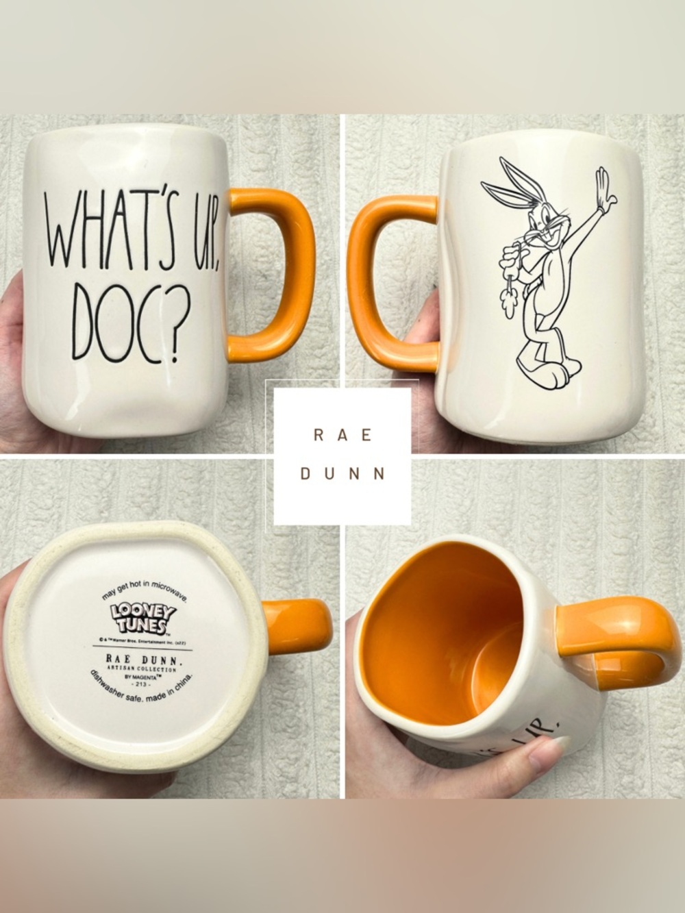 NWOT - Rae Dunn Bugs Bunny Looney Tunes Mug